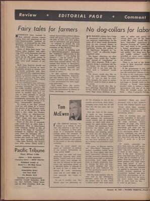   The Pacific Tribune - Friday, January 30, 1959   , page 4