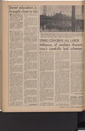   The Pacific Tribune - Friday, December 12, 1958   , page 4