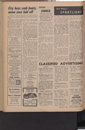   The Pacific Tribune - Friday, November 7, 1958   , page 6
