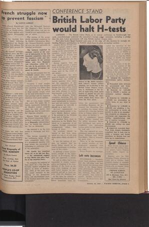   The Pacific Tribune - Friday, October 10, 1958   , page 3