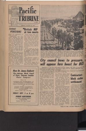   The Pacific Tribune - Friday, August 29, 1958   , page 8