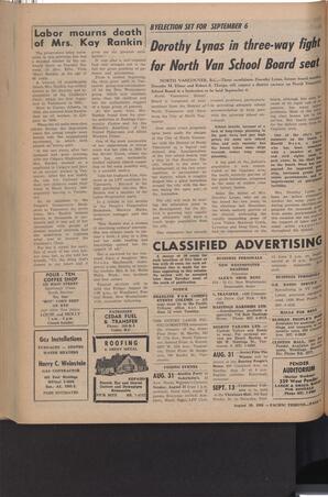   The Pacific Tribune - Friday, August 29, 1958   , page 6