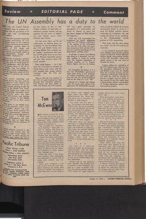   The Pacific Tribune - Friday, August 15, 1958   , page 5