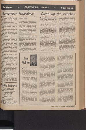   The Pacific Tribune - Friday, August 8, 1958   , page 5