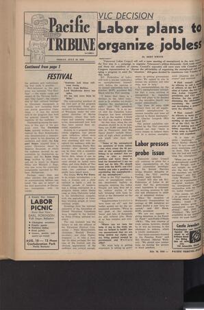   The Pacific Tribune - Friday, July 18, 1958   , page 8