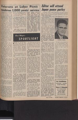   The Pacific Tribune - Friday, July 18, 1958   , page 7
