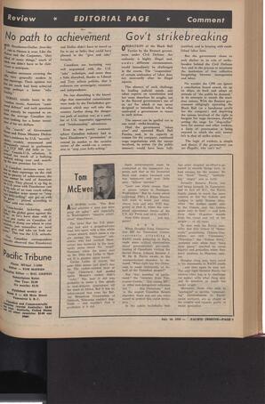   The Pacific Tribune - Friday, July 18, 1958   , page 5