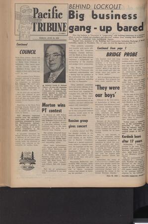   The Pacific Tribune - Friday, June 20, 1958   , page 12