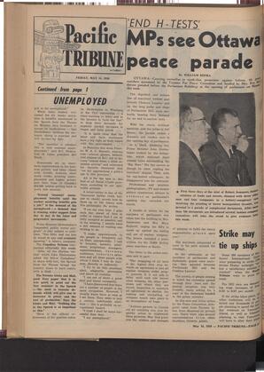  The Pacific Tribune - Friday, May 16, 1958   , page 12