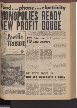   The Pacific Tribune - Friday, May 2, 1958   , page 1