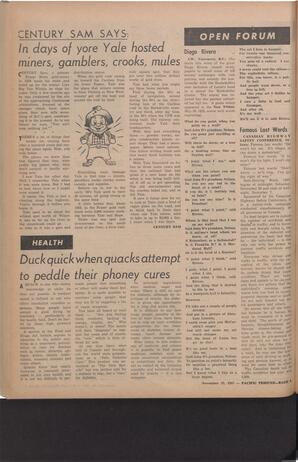   The Pacific Tribune - Friday, November 29, 1957   , page 4