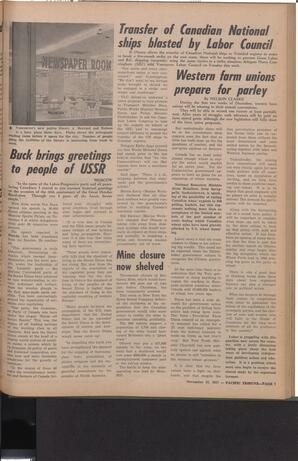   The Pacific Tribune - Friday, November 22, 1957   , page 7