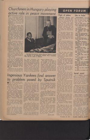   The Pacific Tribune - Friday, November 22, 1957   , page 4