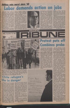   The Pacific Tribune - Friday, December 10, 1976   , page 1