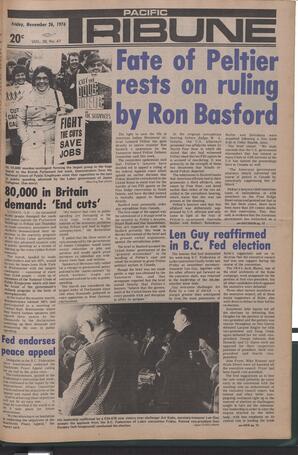   The Pacific Tribune - Friday, November 26, 1976   , page 1