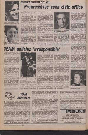   The Pacific Tribune - Friday, October 29, 1976   , page 2