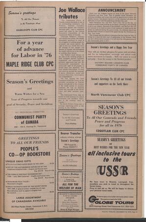   The Pacific Tribune - Friday, December 19, 1975   , page 13
