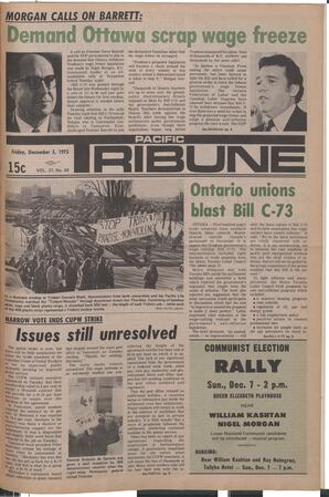   The Pacific Tribune - Friday, December 5, 1975   , page 1