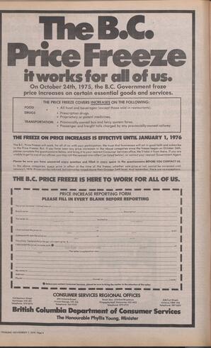   The Pacific Tribune - Friday, November 7, 1975   , page 4