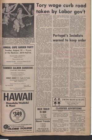   The Pacific Tribune - Friday, August 1, 1975   , page 7