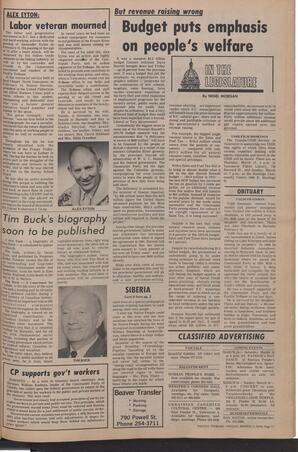   The Pacific Tribune - Friday, March 7, 1975   , page 11
