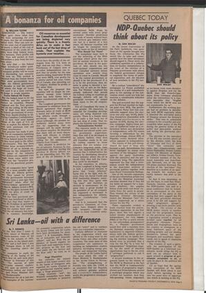   The Pacific Tribune - Friday, December 6, 1974   , page 9