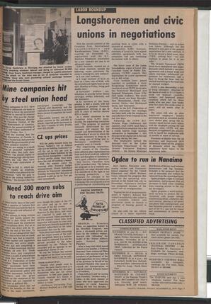   The Pacific Tribune - Friday, November 22, 1974   , page 11