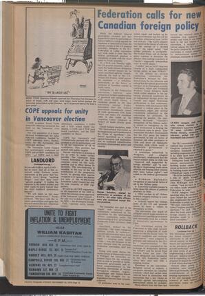   The Pacific Tribune - Friday, November 15, 1974   , page 12