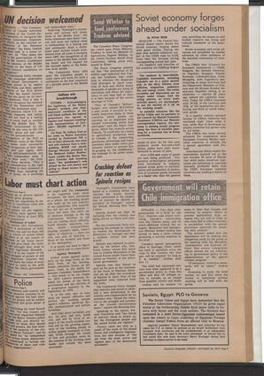   The Pacific Tribune - Friday, October 25, 1974   , page 9