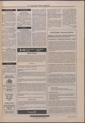 Le Soleil de Colombie, July 10, 1992, page 9