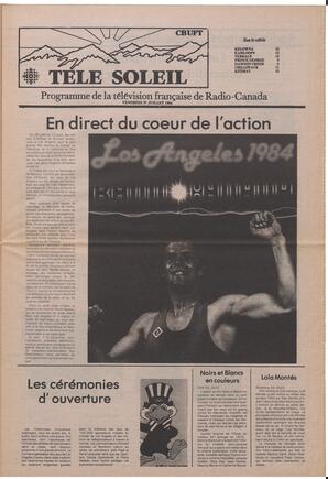Le Soleil de Colombie, July 27, 1984, page 5