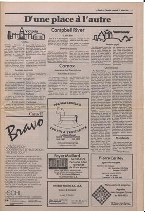 Le Soleil de Colombie, July 27, 1984, page 3