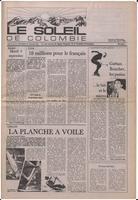 Le Soleil de Colombie, July 13, 1984