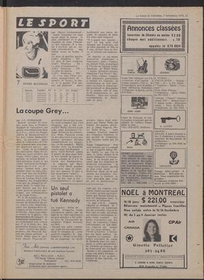 Le Soleil de Colombie, November 7, 1975, page 11