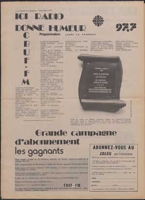 Le Soleil de Colombie, November 7, 1975, page 8