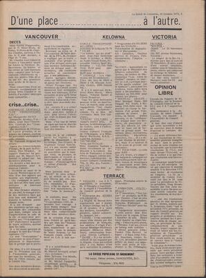 Le Soleil de Colombie, October 10, 1975, page 3