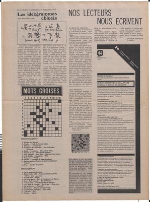 Le Soleil de Colombie, September 26, 1975, page 11