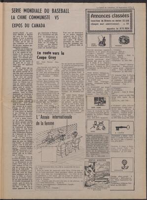 Le Soleil de Colombie, September 26, 1975, page 10