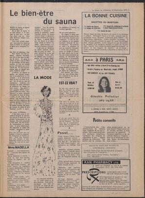 Le Soleil de Colombie, September 26, 1975, page 8
