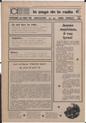 Le Soleil de Colombie, April 19, 1974, page 12