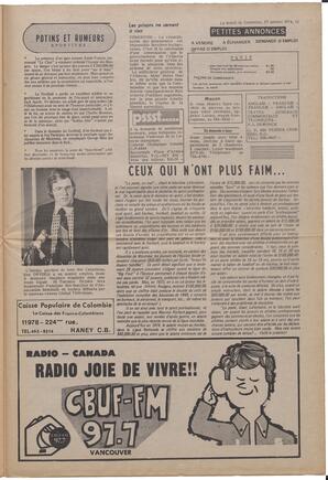 Le Soleil de Colombie, January 25, 1974, page 11
