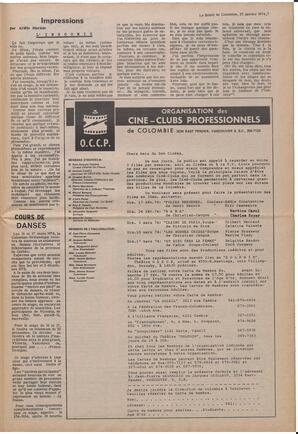 Le Soleil de Colombie, January 25, 1974, page 7