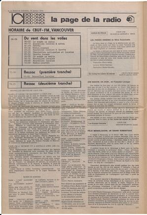 Le Soleil de Colombie, January 18, 1974, page 6