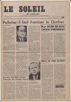 Le Soleil de Colombie, January 4, 1974