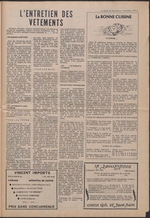 Le Soleil de Vancouver, December 7, 1973, page 9