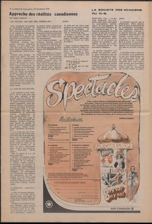 Le Soleil de Vancouver, November 23, 1973, page 6