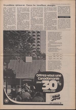 Le Soleil de Vancouver, November 23, 1973, page 3