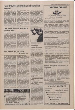 Le Soleil de Vancouver, November 9, 1973, page 9