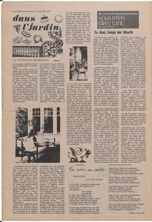 Le Soleil de Vancouver, November 9, 1973, page 8