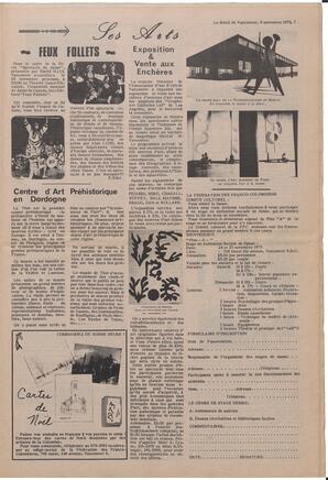 Le Soleil de Vancouver, November 9, 1973, page 7